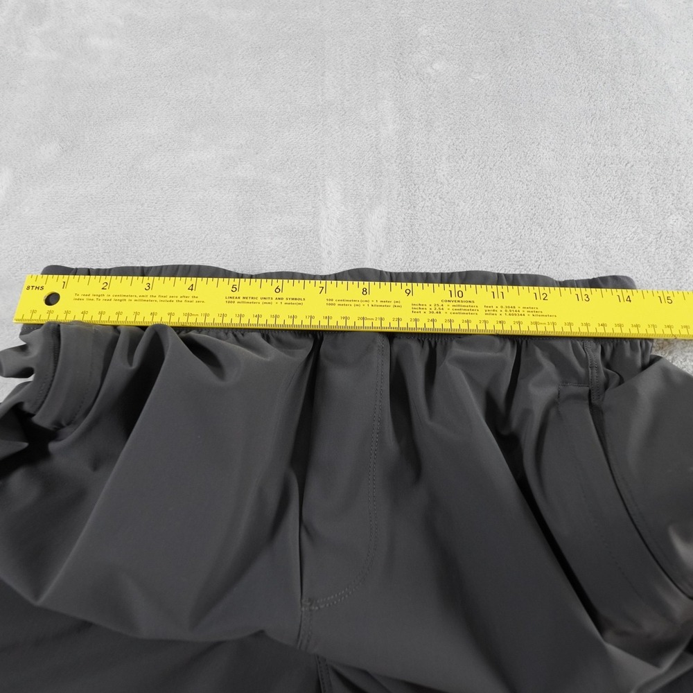 Lululemon Track Pants Mens M Black Nylon Spandex Relaxed Straight Activewear - Picture 9 of 12